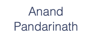 Anand Pandarinath.