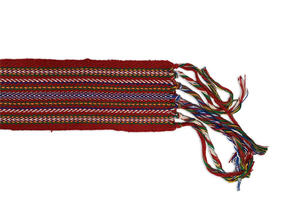 Photo of a Métis sash.